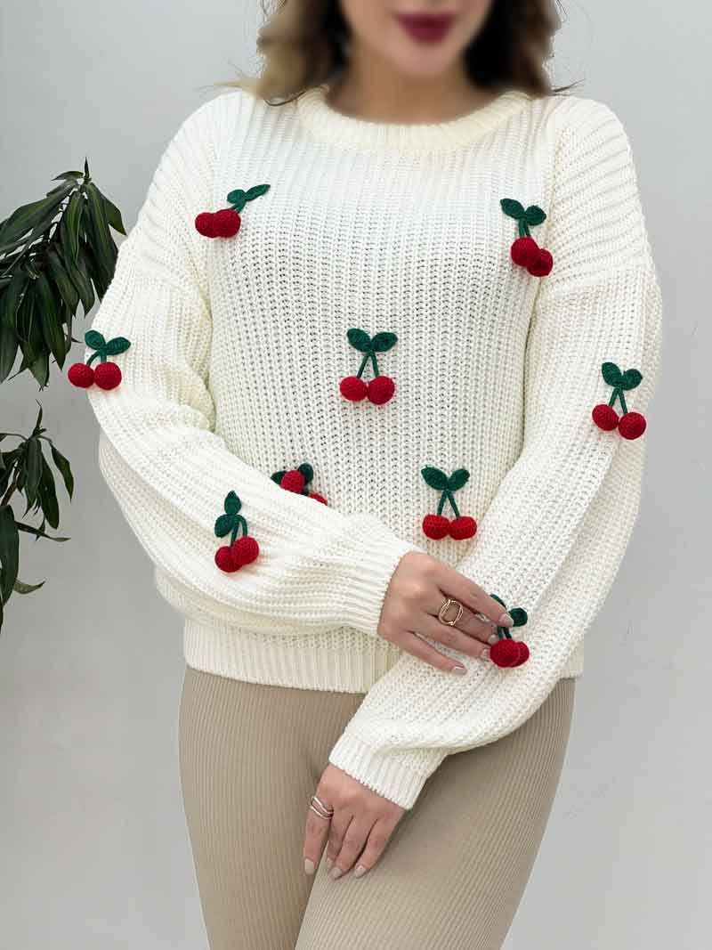 بلوز زنانه بافت البالویی بافت درشت