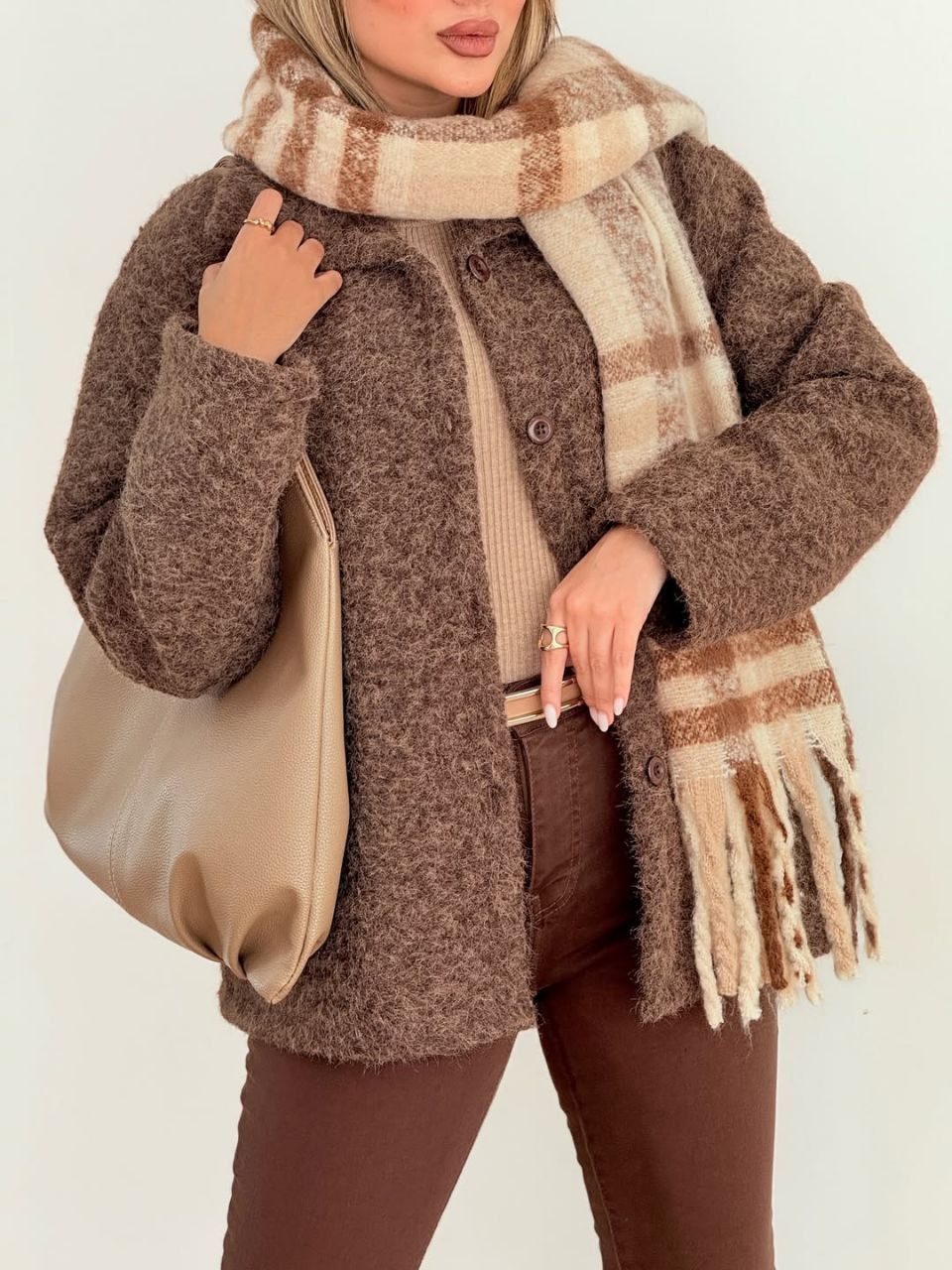 کت پشمی زنانه هورا